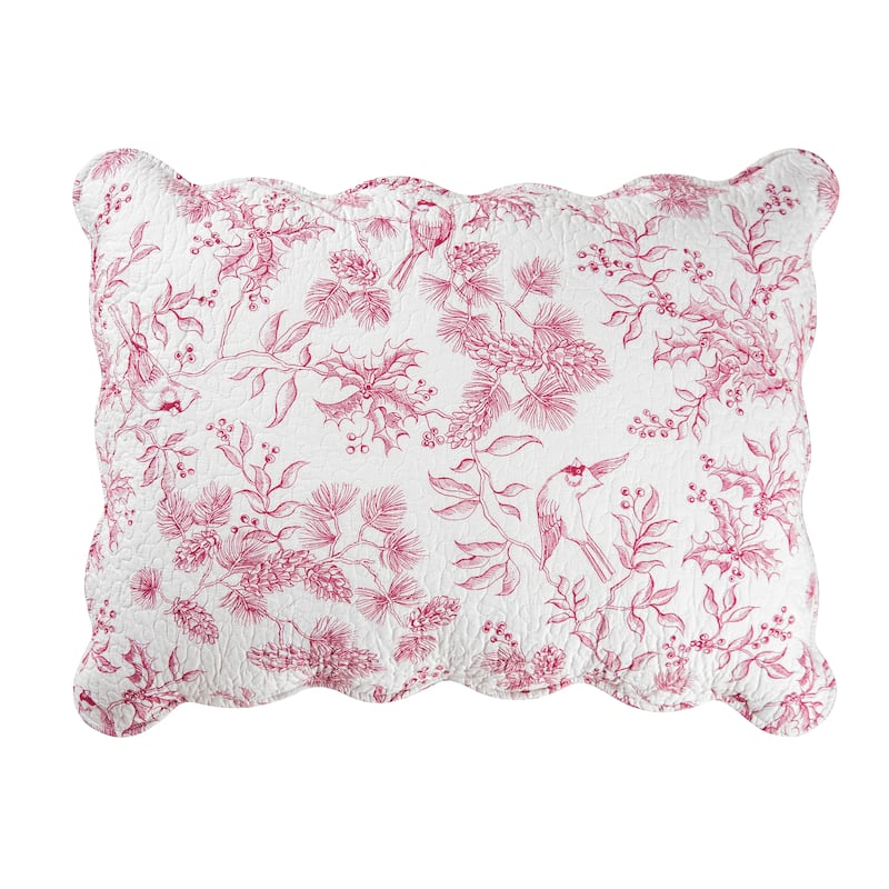 Evergreen Toile Quilt Set