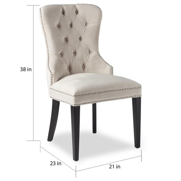 Abbyson Versailles Tufted Velvet Dining Chair Bed Bath & Beyond 10855755