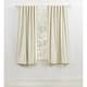 preview thumbnail 19 of 38, Lauren Ralph Lauren Waller Blackout Back Tab/Rod Pocket Single Curtain Panel 52x63 - Natural