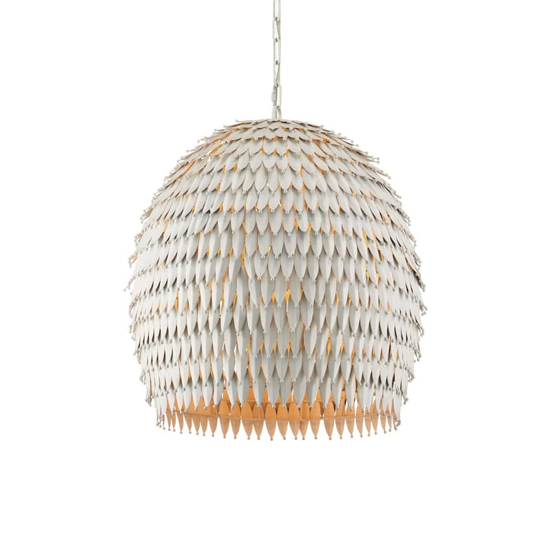 Currey & Company Overlay Large Pendant - 25.5"h x 24"dia