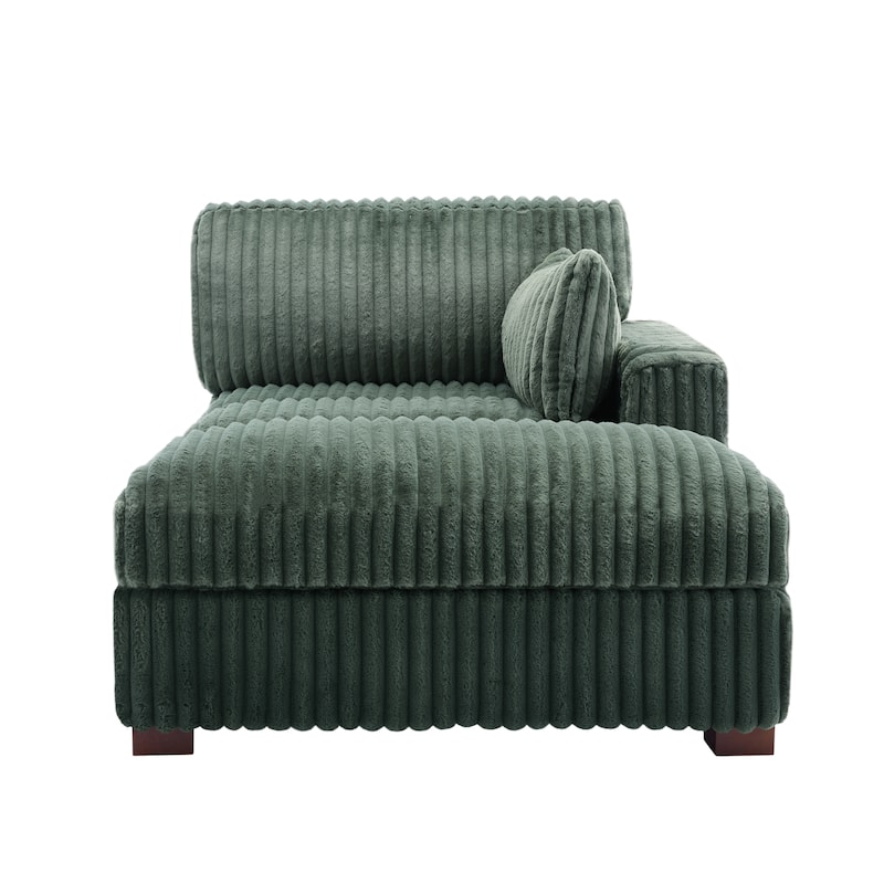 Oversized L-Shape Upholstered Chaise Lounge Sofa Couch