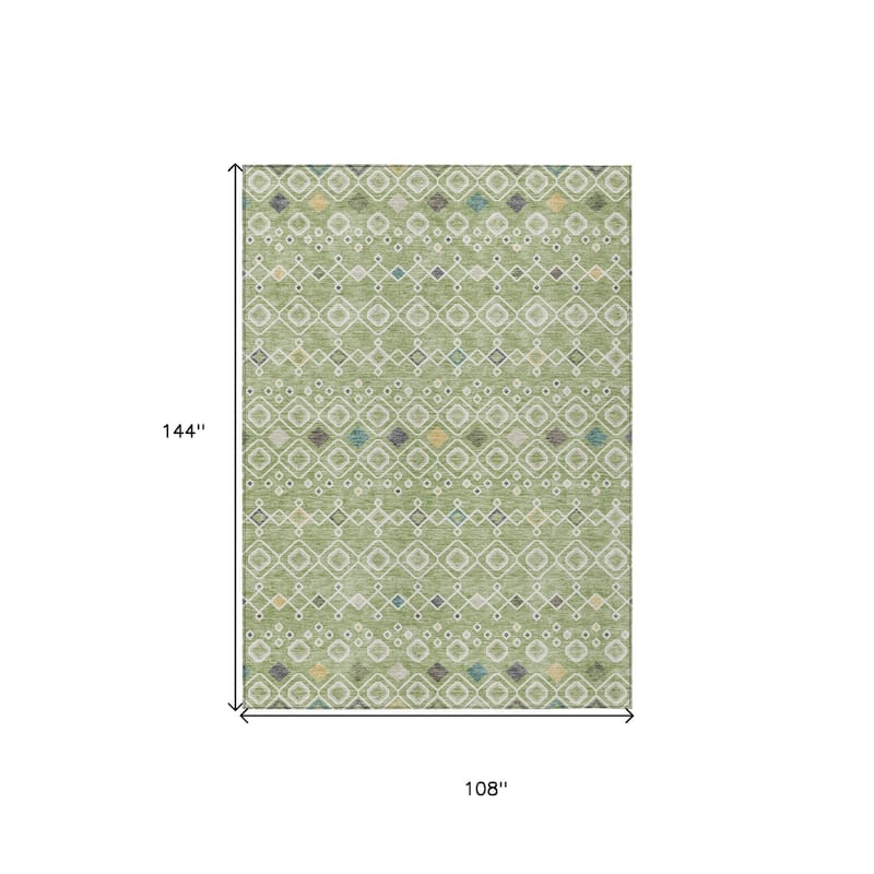 HomeRoots Geometric Modern Rectangle Outdoor Rug
