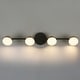 preview thumbnail 16 of 15, Modern 2/3/4-Light Black Gold Bathroom Vanity Light LED Wall Sconces Lighting