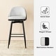 preview thumbnail 34 of 50, Glitzhome Modern 3-Piece Adjustable Bar Table Faux Leather Stool Pub Sets