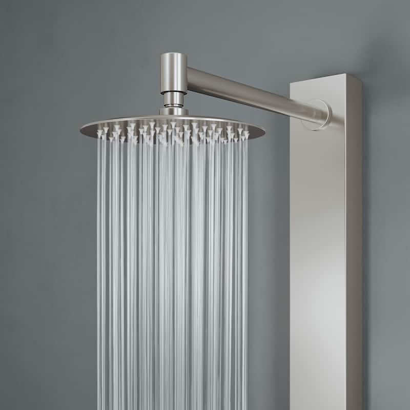 VIGO Gardenia 39" H x 4" W 2-Jet Shower Panel with Round Shower Head