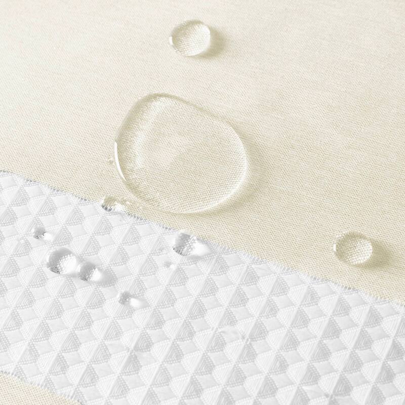 Madison Park Spa Waffle Shower Curtain with 3M Treatment