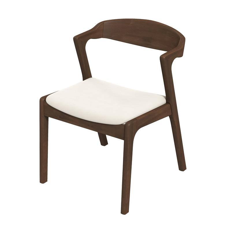 Spruce & Spring Modern Upholstered Dining Chairs Set with Solid Wood Frame Kitchen Side Chairs