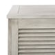 preview thumbnail 9 of 11, SAFAVIEH Outdoor Elina 47.2-Inch Grey Wash Cushion Storage Box - 47.2" x 17.7" x 18.9"