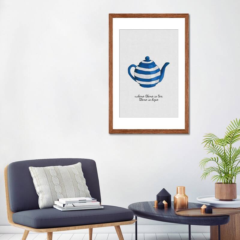 iCanvas "Where There Is Tea There Is Hope" by Orara Studio