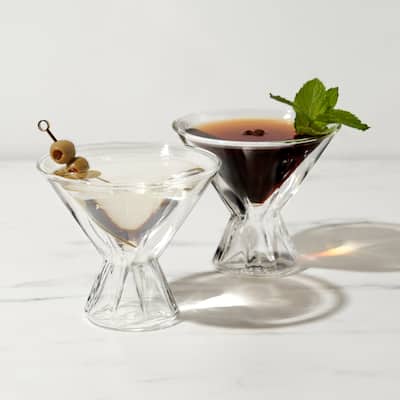 Double Walled Martini Glasses by Viski