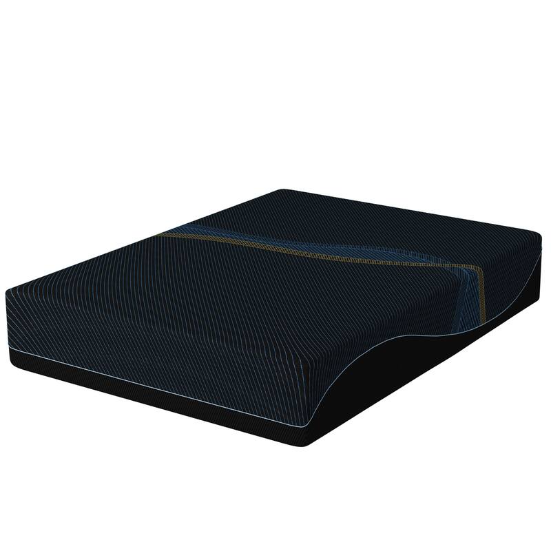 12-inch Black Memory Foam Mattress with Removable Cover, CertiPUR-US Certified