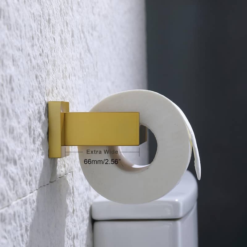 2-pack stainless steel toilet paper holder for bathroom and kitchen,