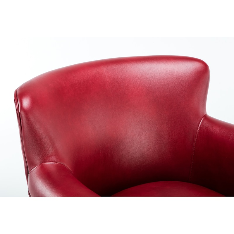 Hendrick Faux Leather Club Chair by Greyson Living