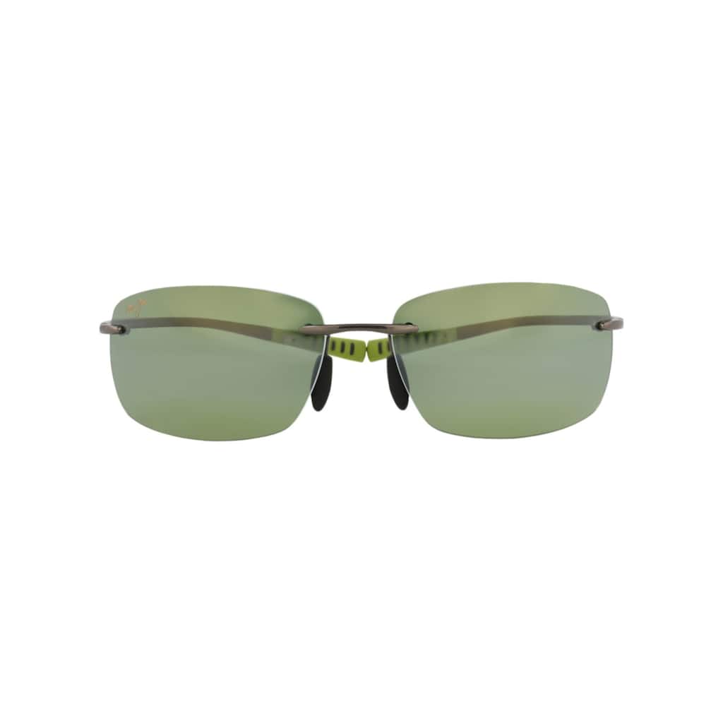 Maui Jim Shield-Frame Titanium Sunglasses
