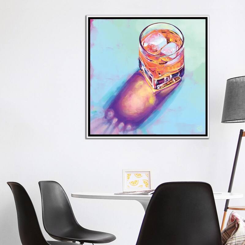iCanvas "Happy Hour" by Very Berry Framed