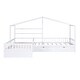 preview thumbnail 14 of 16, Twin Size L-Shaped House Platform Bed With Three Storage Drawers,Kids Bed Design
