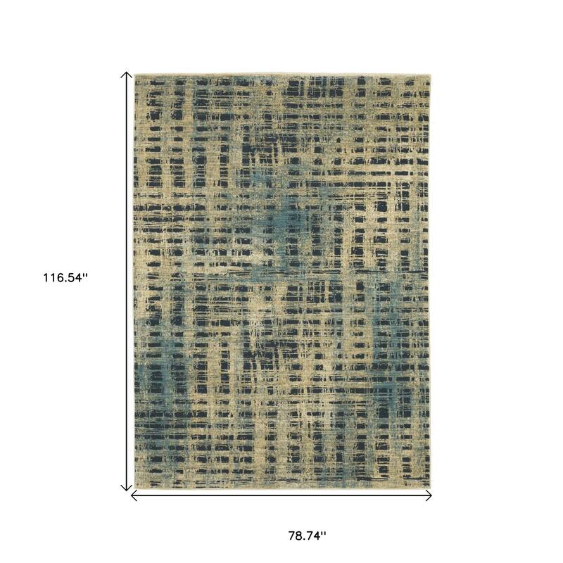 HomeRootsGeometric Modern Rectangle Area Rug