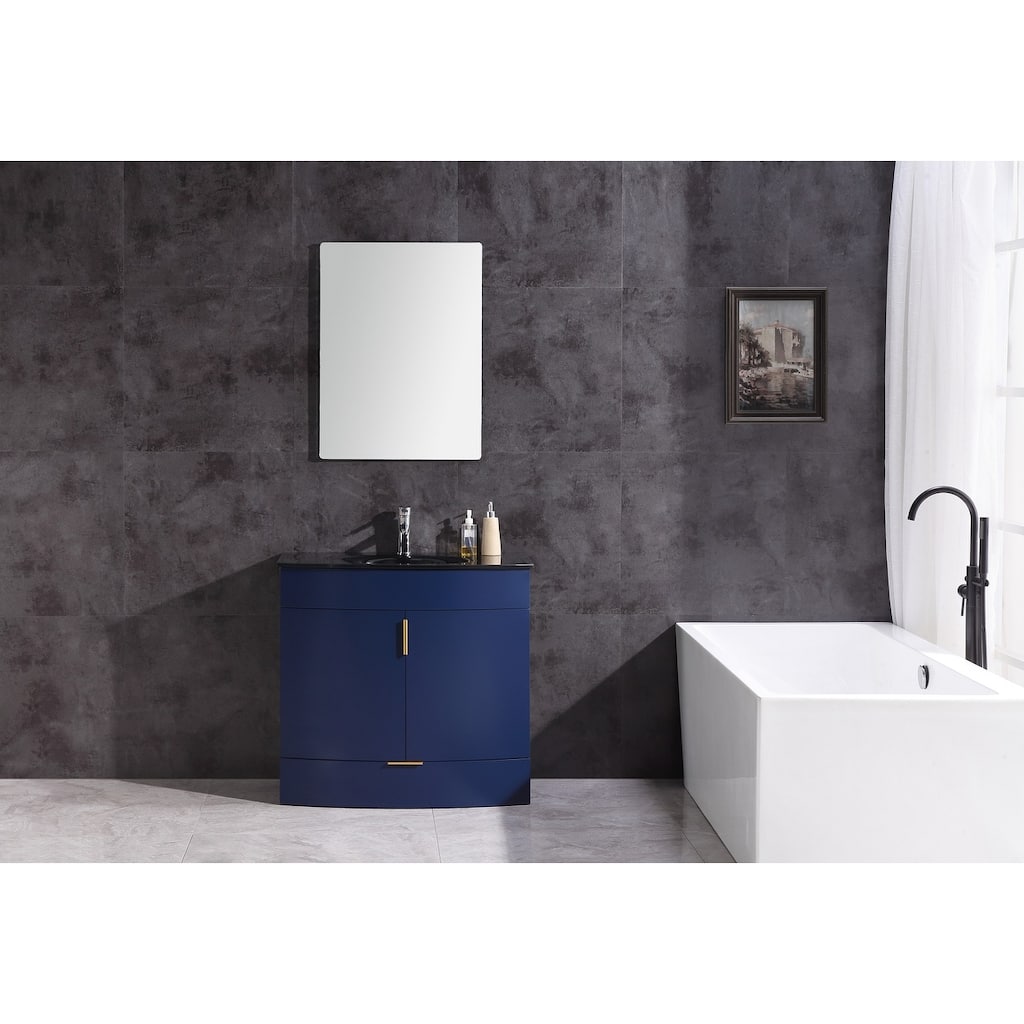 Legion Furniture 36" Blue SINK VANITY