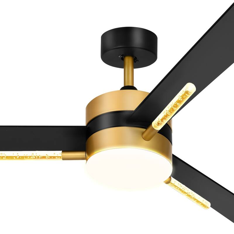 60'' Ceiling Fan 3 Blades with Lights and Remote Control