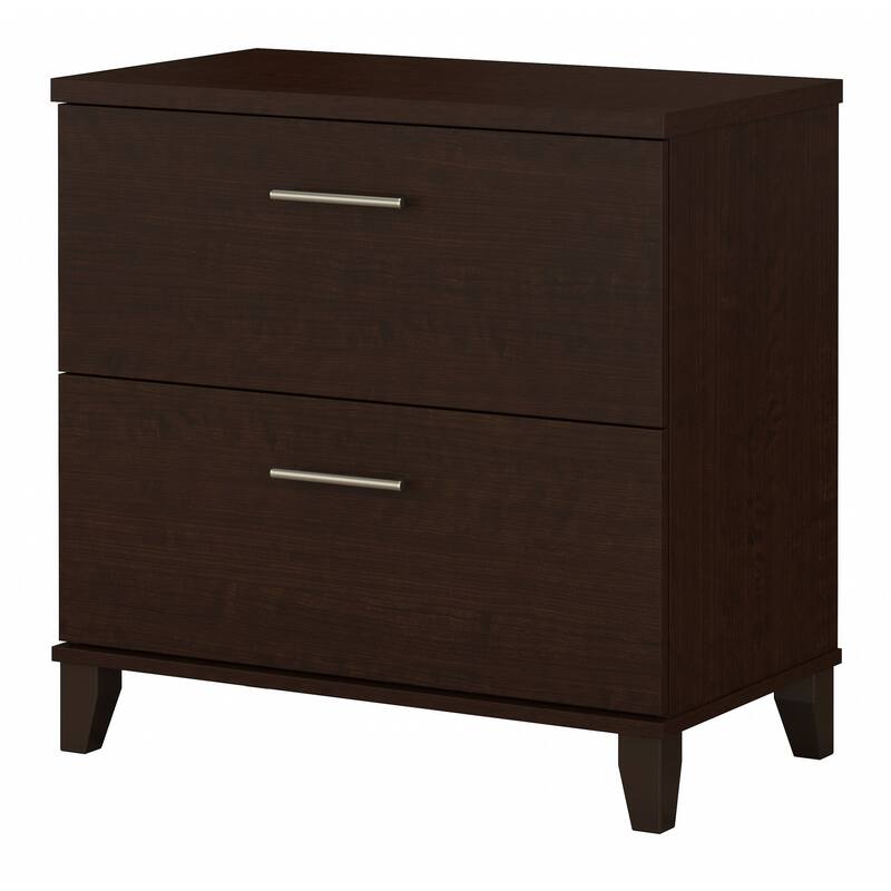 Bush Furniture Somerset 2 Drawer Lateral File Cabinet with Storage