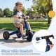 preview thumbnail 8 of 18, Gymax 5-In-1 Toddler Bike Kids Balance Bike w/ Removable Pedals