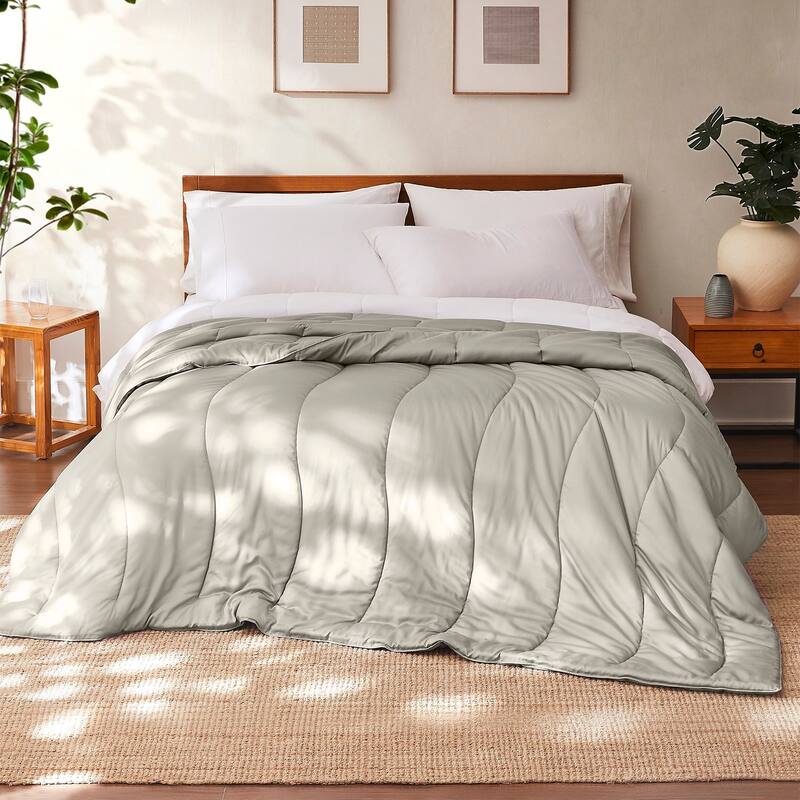 Modern Threads Tencel Ultra Soft Down Alternative Comforter - King - Taupe