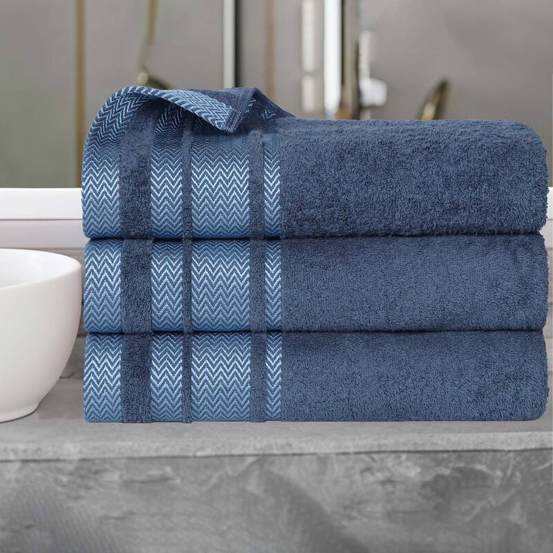Superior Hays Cotton Soft Medium Weight Bath Towel Set of 3