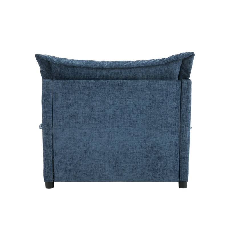 Upholstered Chenille Arm Club Chair Cloud corner cahir