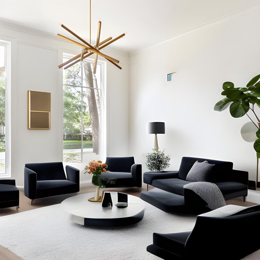 Sleek Viper Nordic Gold Sputnik 12 Light Modern Barre Chandelier