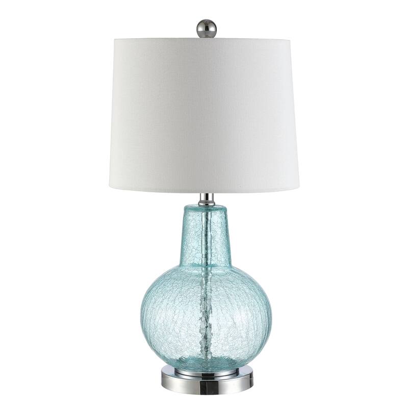 SAFAVIEH Lighting Atlas 24-inch Glass LED Table Lamp. - 12" W x 12" L x 24" H