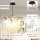 preview thumbnail 16 of 19, Modern Crytal Chandelier, Tree Branch Chandelier for Dining Room, Living Room