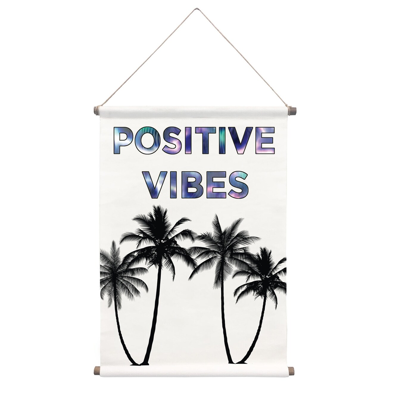 Shop Brewster Wpt2933 Wallpops Positive Vibes 32 X 18 Palm Tree