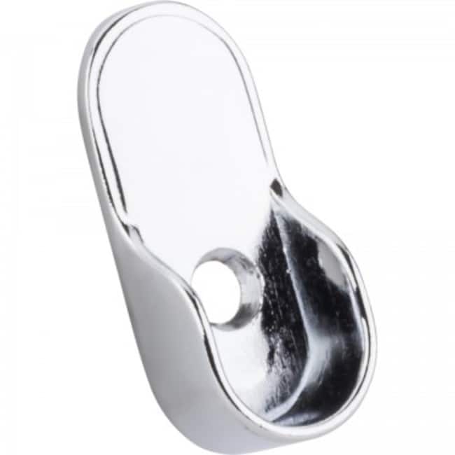 Hardware Resources Open Top Press Fit Closet Rod Mounting Bracket for