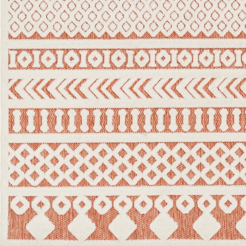 Livabliss San Diego Indoor/ Outdoor Global Stripe Area Rug