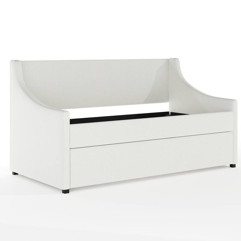 Martha Stewart Daybed with Rear Siderail and Pull-Out Trundle