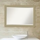 preview thumbnail 36 of 36, Beveled Bathroom Wall Mirror - Mosaic Gold Frame