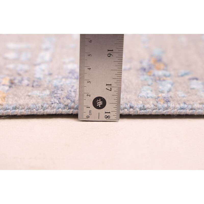 ECARPETGALLERY Hand-knotted Legacy Grey Silk, Wool Rug - 9'0 x 12'0