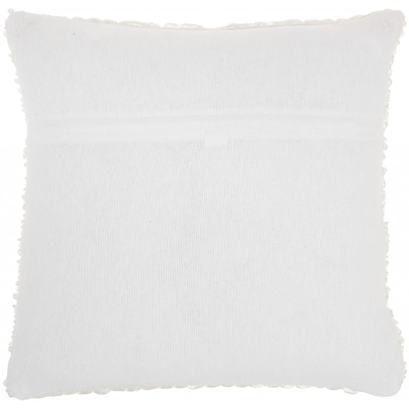 Petite Taupe and Striped Throw Pillow