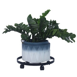 Plant Caddy Morntek 14 17 Heavy Duty Metal Potted Plant Stand With Iron Wheels And Drain Hole 2 Pack Plant Container Accessories Gardening
