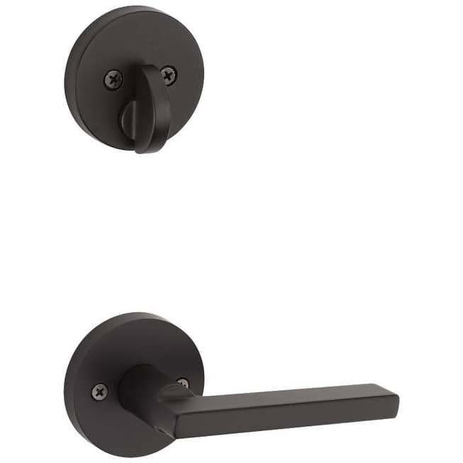 Kwikset 971HFLRDT Halifax Lever Keyed Entry Handleset Interior Pack