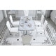 preview thumbnail 6 of 5, 72 inch Rectangular Dining Table with U-Shaped Base