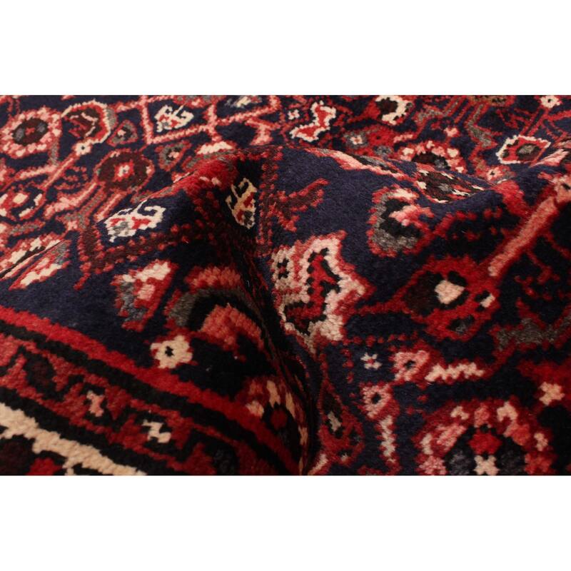 ECARPETGALLERY Hand-knotted Andelz Dark Navy Wool Rug - 3'4 x 10'8