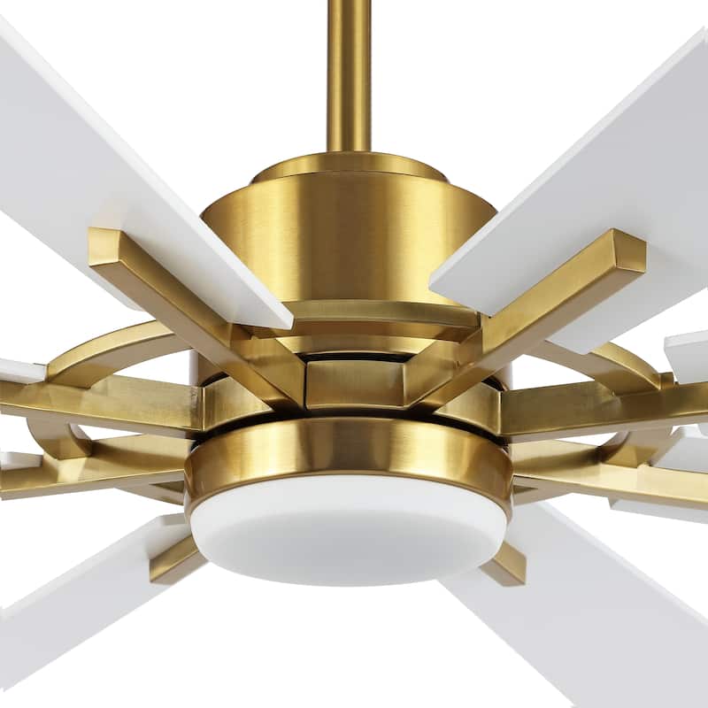 WINGBO 60 inch Windmill 8-Blade LED Indoor Ceiling Fan