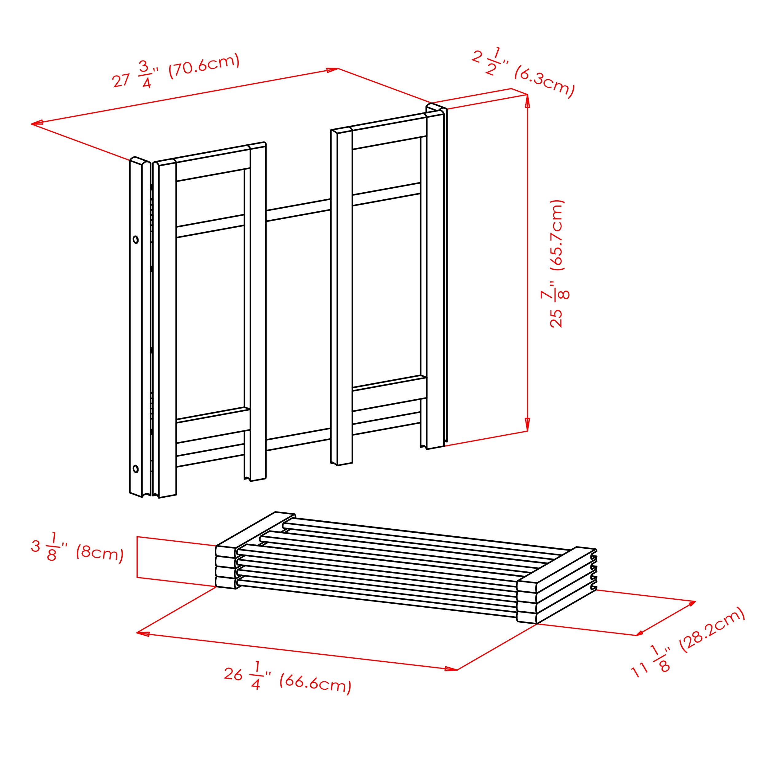 Winsome Wood Clifford 4-Tier Natural Wood Shoe Rack, 12 Pair