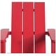 preview thumbnail 66 of 68, Shoreside Kids Outdoor Poly Adirondack Rocking Chair with Cup Holder (Set of 2)