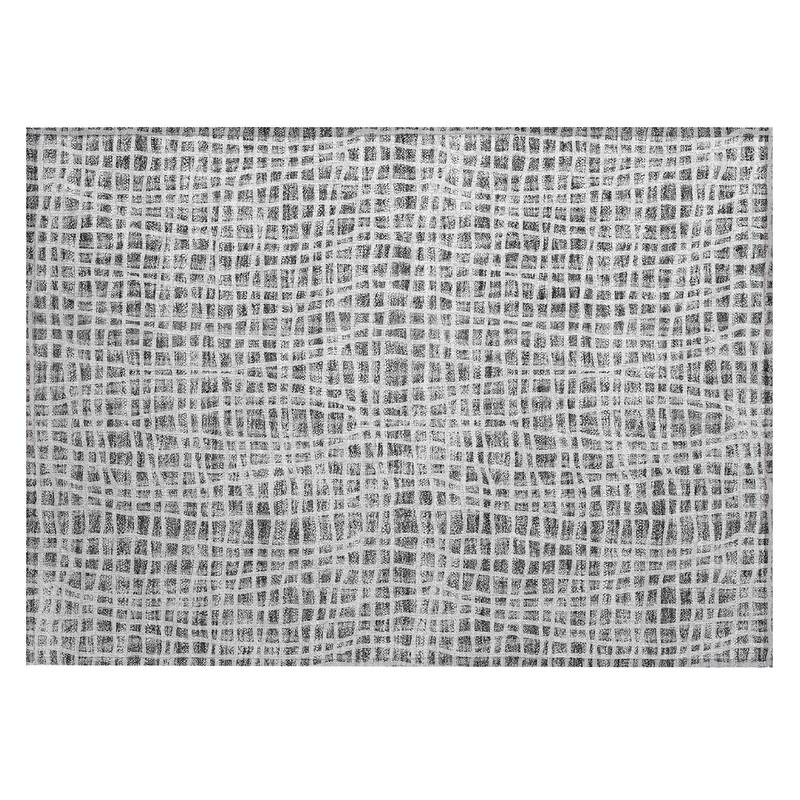 Machine Washable Indoor/ Outdoor Chantille Modern Abstract Rug