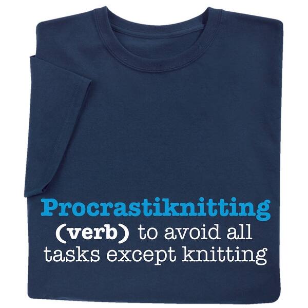 Shop What On Earth Women S Procrastiknitting T Shirt Top Funny