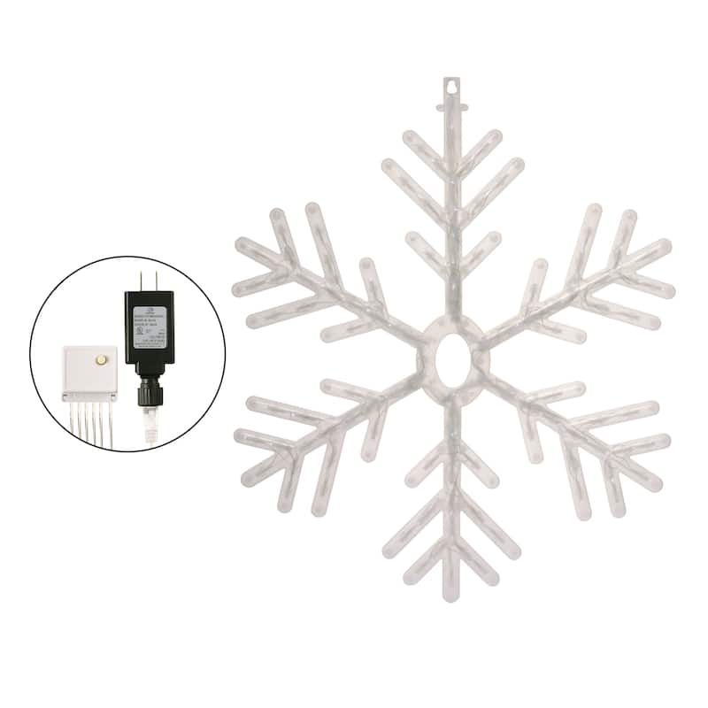 25" Hanging Snowflake Decor