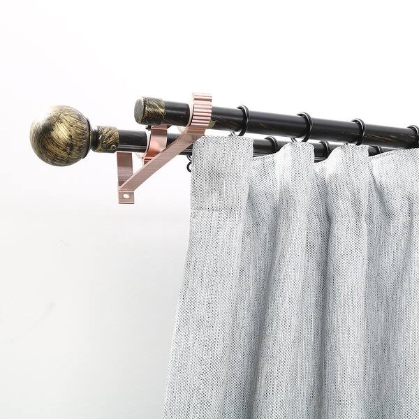 Shop Window Drapery Curtain Rod Holder Hang Hook Bracket Rose Gold