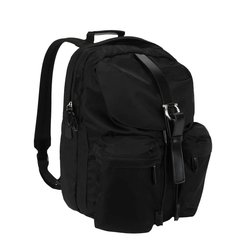 Ferragamo Nylon Gancini Technical Backpack